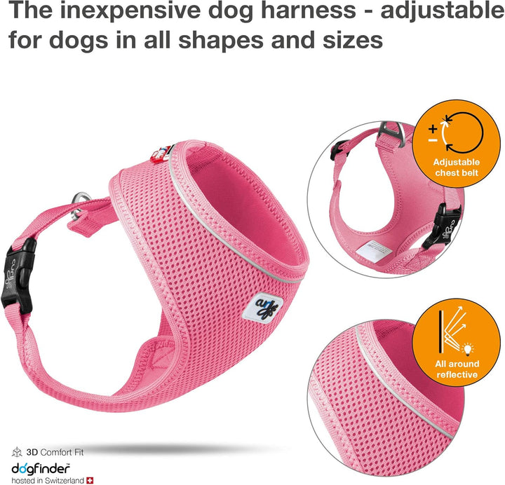 Basic Harness Air-Mesh Pink XS XS rosa, XS rosa