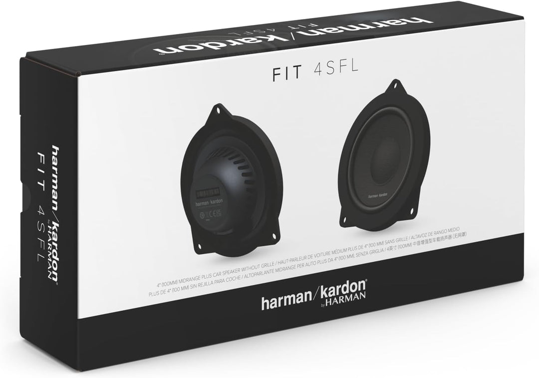 Harman Kardon FIT 4SFL Koaxial Lautsprecher Auto 10mm (4 Zoll): Car HiFi Lautsprecher mit 45W RMS un