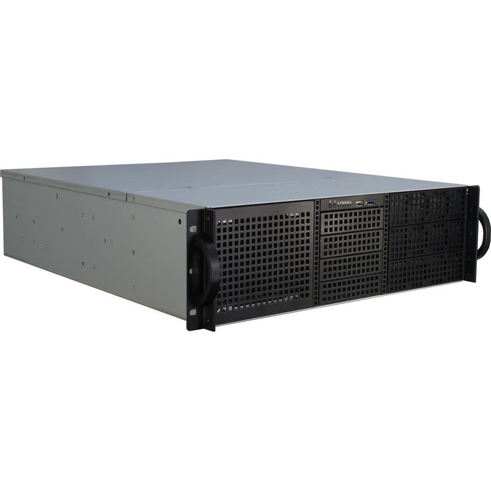 INTER-TECH IPC 3U-30240 48,26cm 19Zoll 6X 5,25 EXT. 12x 3,5 int. 14x 2,5 int. o. PSU