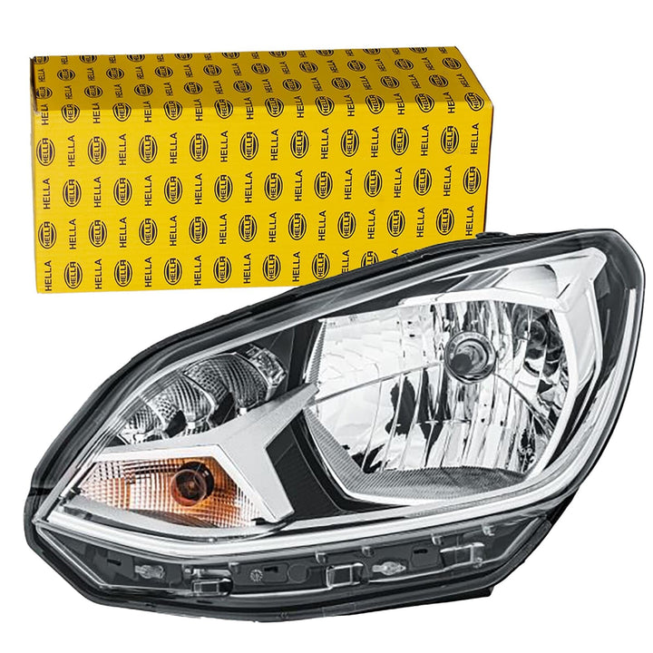 HELLA 1EL 012 644-011 FF/Halogen-Hauptscheinwerfer - links - für u.a. VW Up (121, 122, BL1, BL2) Lin