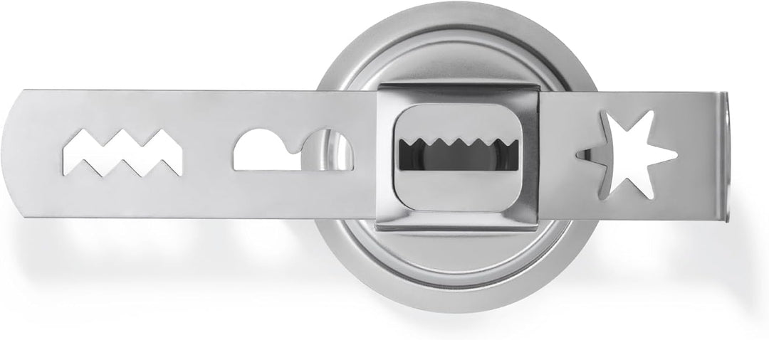 Bosch MUZ45SV2 Spritzgebäckvorsatz, für Fleischwolf, perfekt zum Backen, vier Formen, Edelstahl, pas