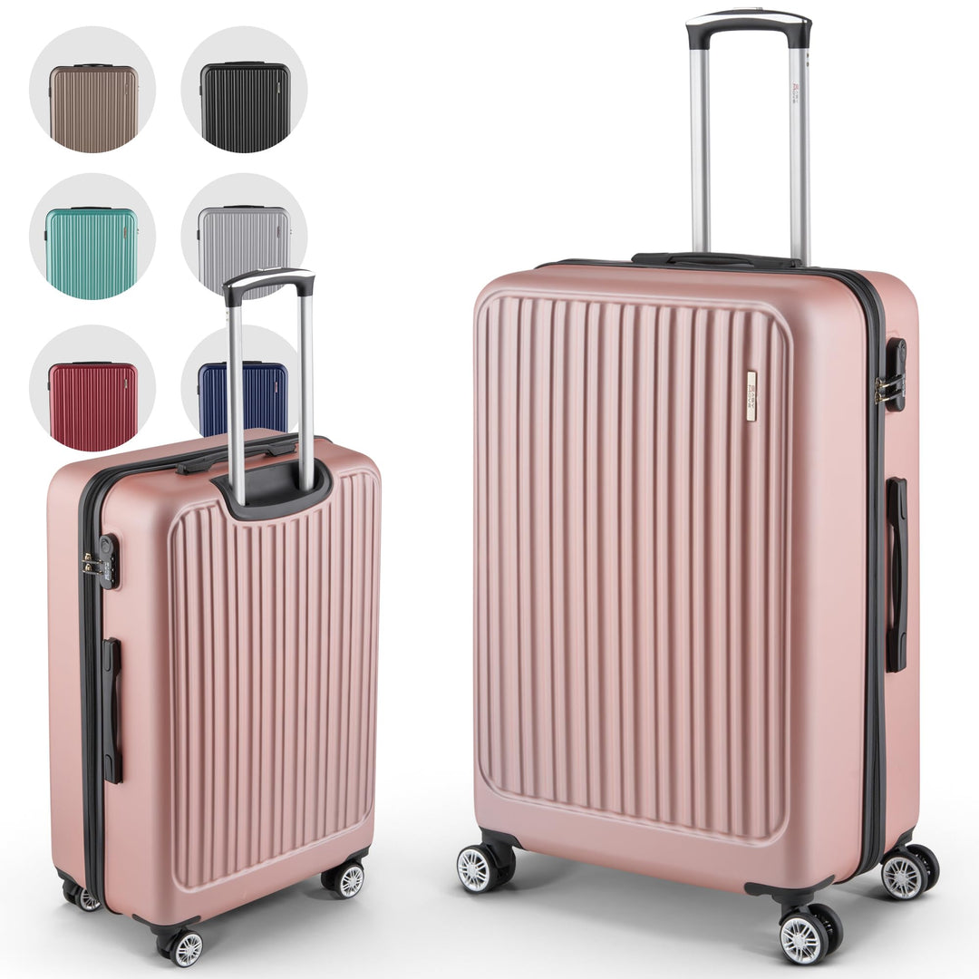 Easy Move Hartschalenkoffer Reisekoffer 64x44x26cm - Stabiler Trolley Koffer Mittelgross Gross mit 4