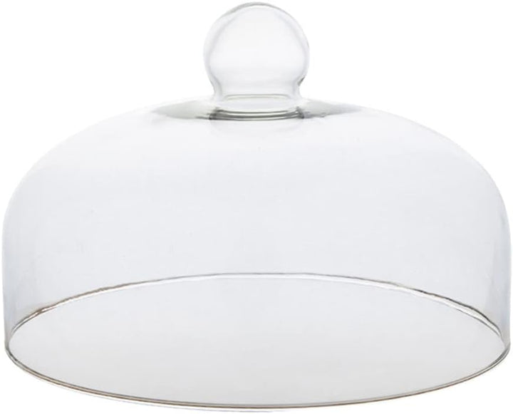 Yardwe Kuchen Glocke Glas Transparent Glasglocke Käseglocke Käse Torten Kuchen Glashaube Tortenglock