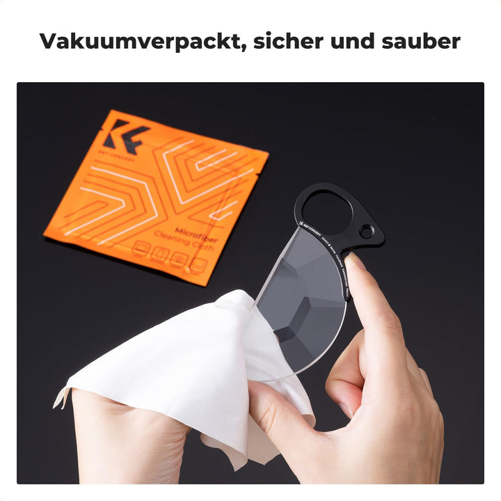 K&F Concept Nano-B Serie 79mm Handheld Halbkreis Kaleidoscope Filter, Halbkreisprisma,Spezielle Effe