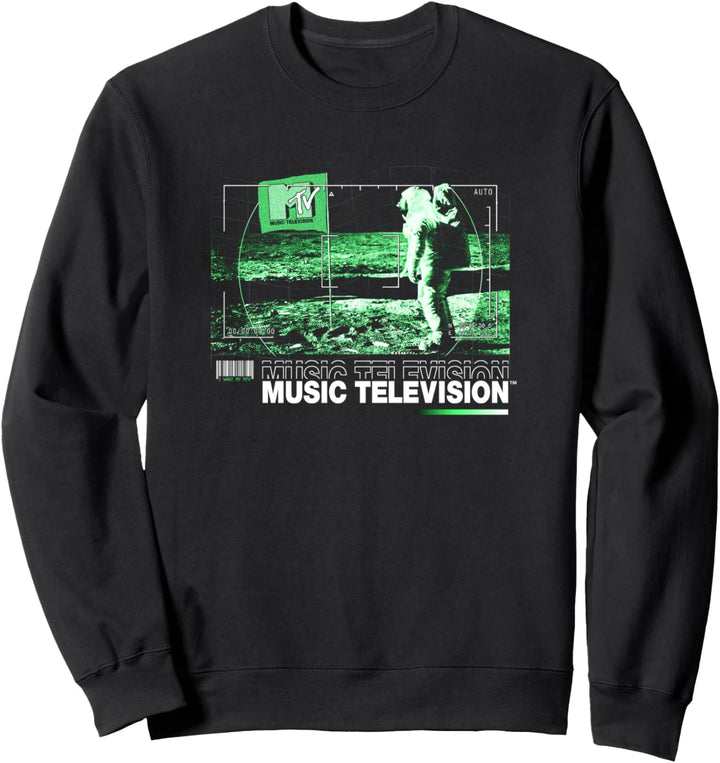 MTV Music Television Moon Man Night Vision Sweatshirt