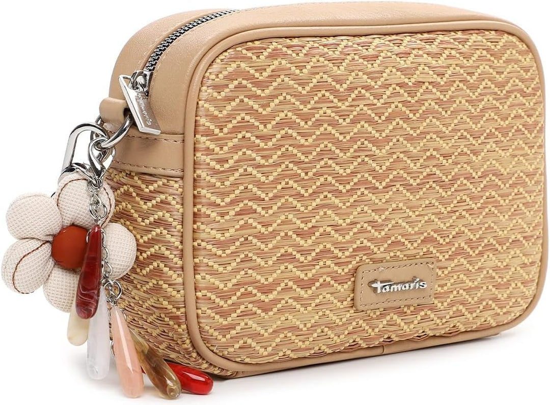 Tamaris Umhängetasche TAS Konstantina 34260 Damen Handtaschen Zweifarbig Sand Einheitsgrösse, Sand E