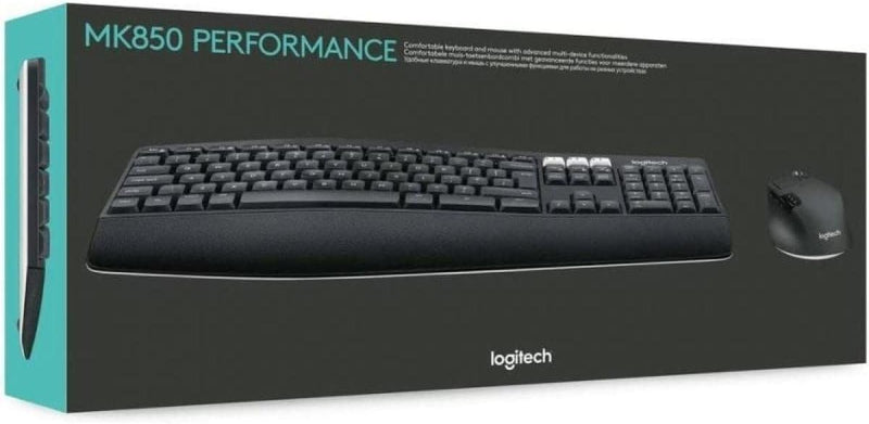 Logitech MK850 Performance Kabelloses Tastatur-Maus-Set, Bluetooth & 2.4 GHz Verbindung via USB-Empf