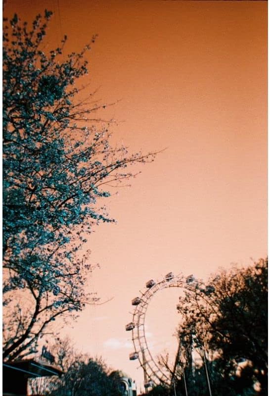Einfache Verwendung Nachladbare Filmkamera LomoChrome Türkis