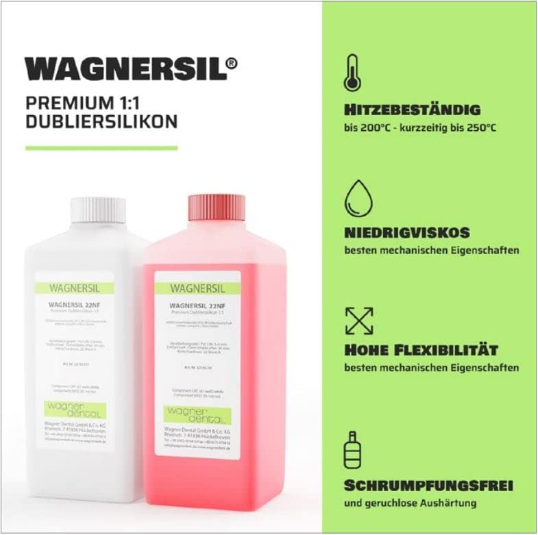 WAGNERSIL 22 NF Premium Silikon Kautschuk Dubliersilikon (weich) 2