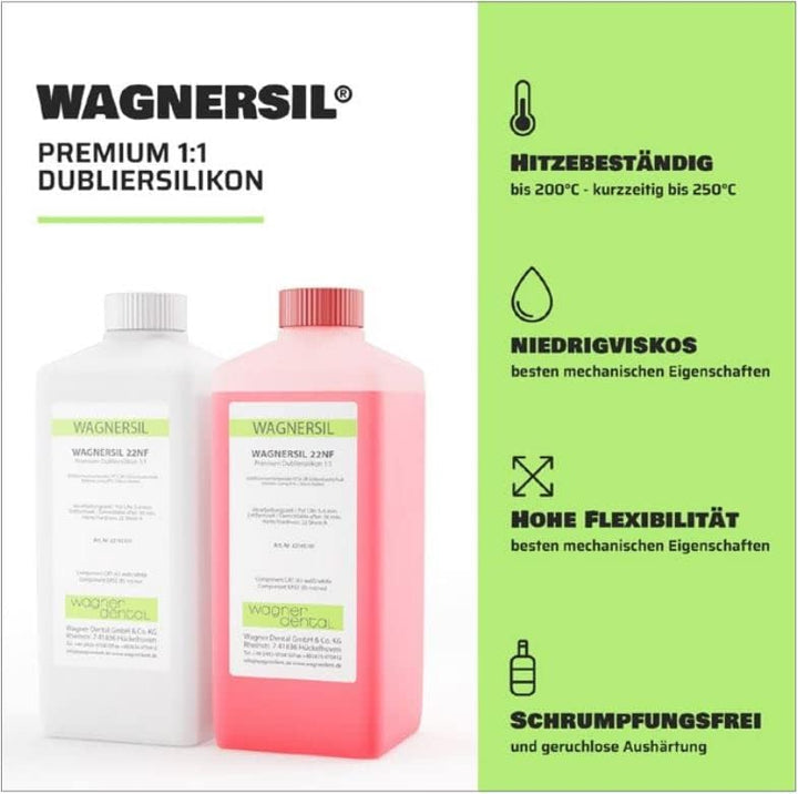 WAGNERSIL 22 NF Premium Silikon Kautschuk Dubliersilikon (weich) 2