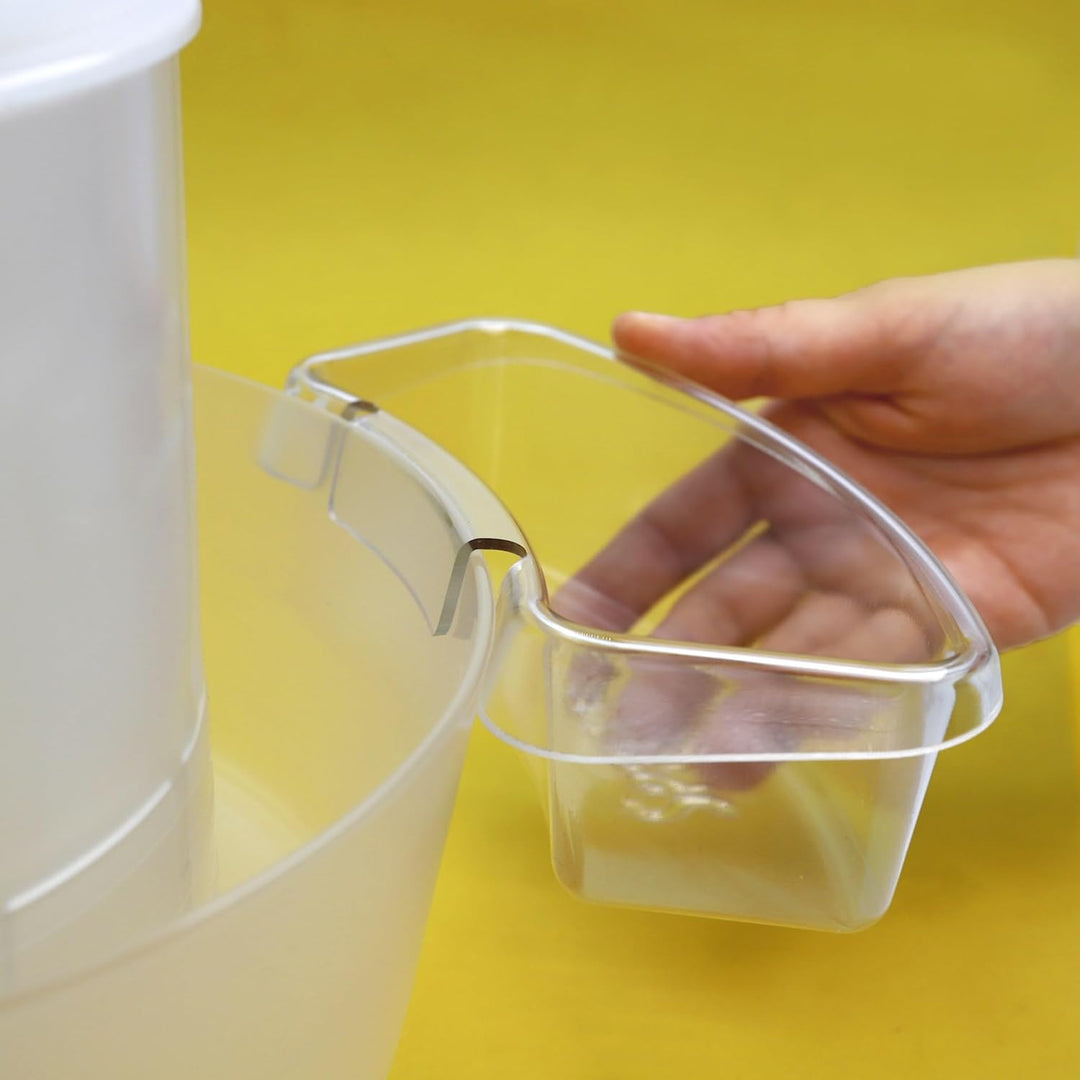 Sprizzer - Set Aperitif 4 Transparente Schalen für Snacks und Lebensmittel, zum Anbringen am Behälte