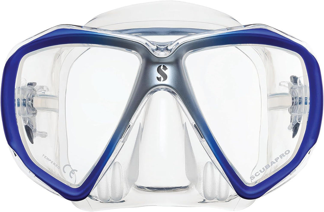 SCUBAPRO - Spectra Tauchmaske Clear Silicon/Shadow Blue, Clear Silicon/Shadow Blue