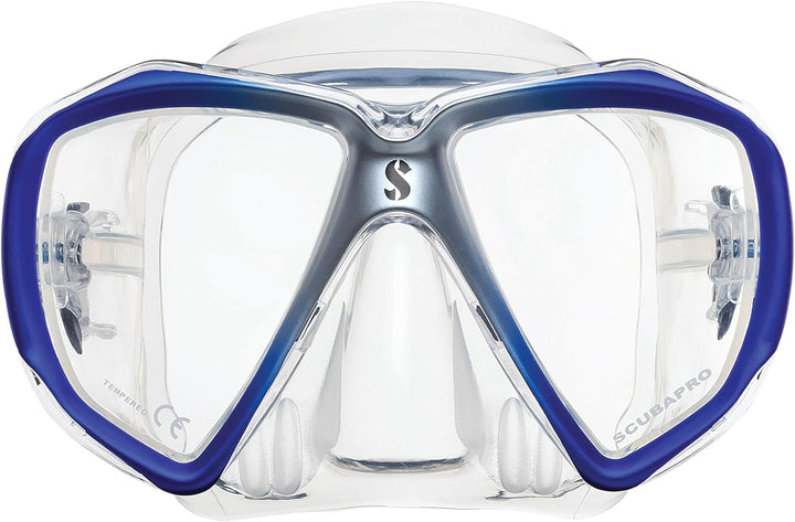 SCUBAPRO - Spectra Tauchmaske Clear Silicon/Shadow Blue, Clear Silicon/Shadow Blue