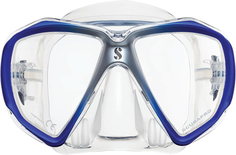 SCUBAPRO - Spectra Tauchmaske Clear Silicon/Shadow Blue, Clear Silicon/Shadow Blue