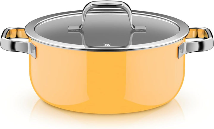 WMF Fusiontec Mineral Pro, Bratentopf, Deckel, 24 cm, langlebiges, kratzfestes Material, Topf Indukt