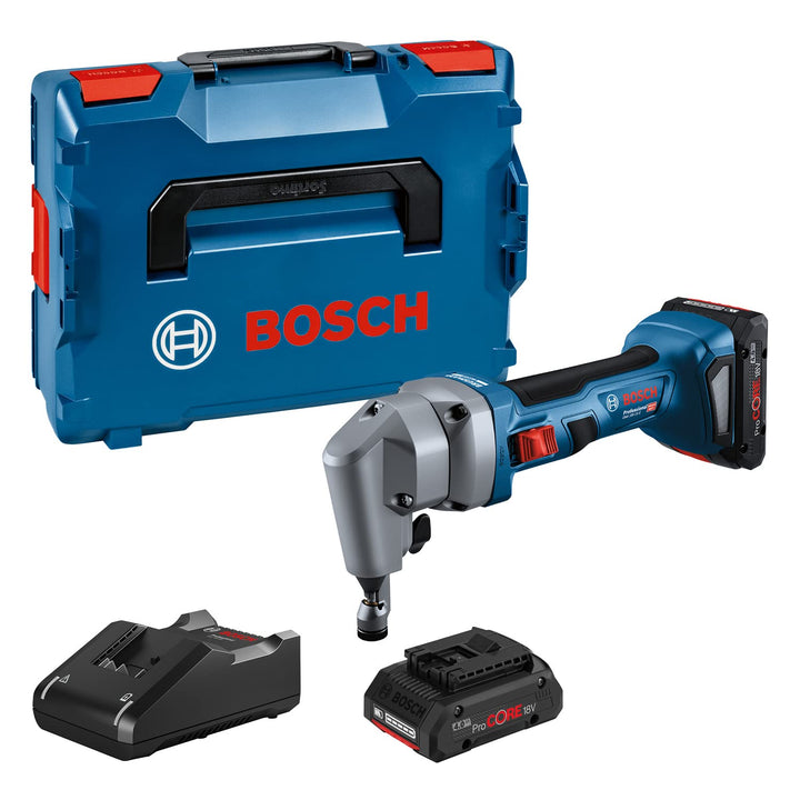 Bosch Professional 18V System Akku Knabber GNA 18V-16 E (700 Watt, Griffbreite von 156 mm, Bürstenlo