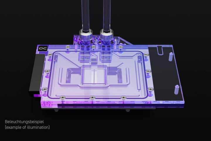 Alphacool Eisblock Aurora GPX-N RTX 4080 mit Backplate Strix - Acryl