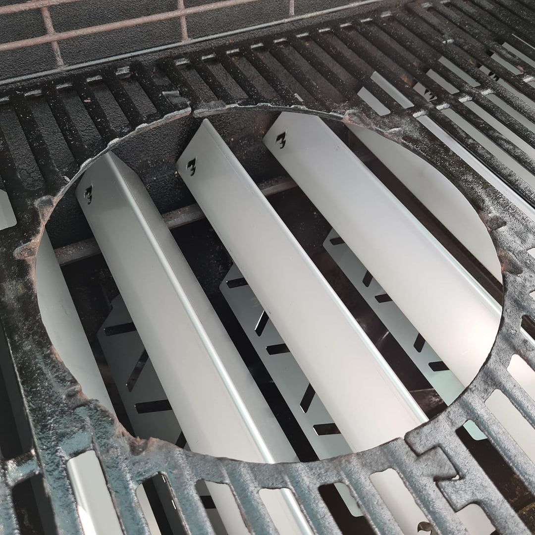 Grillrost.com Das Original Edelstahl Aromaschiene für Weber Genesis II 400er und 600er Baureihen (1