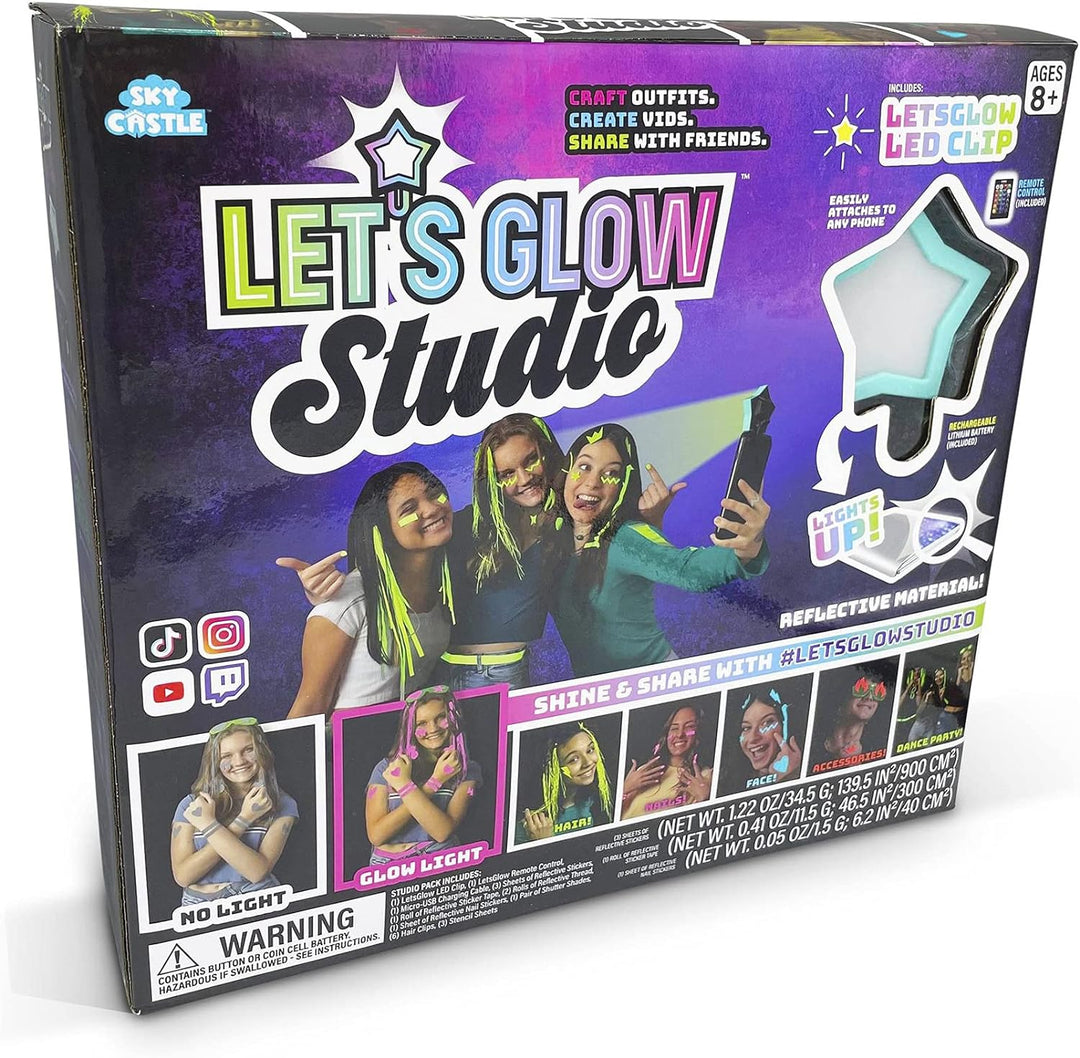 Let's Glow Studio LET00000, Mehrfarbig, Let's Glow Studio