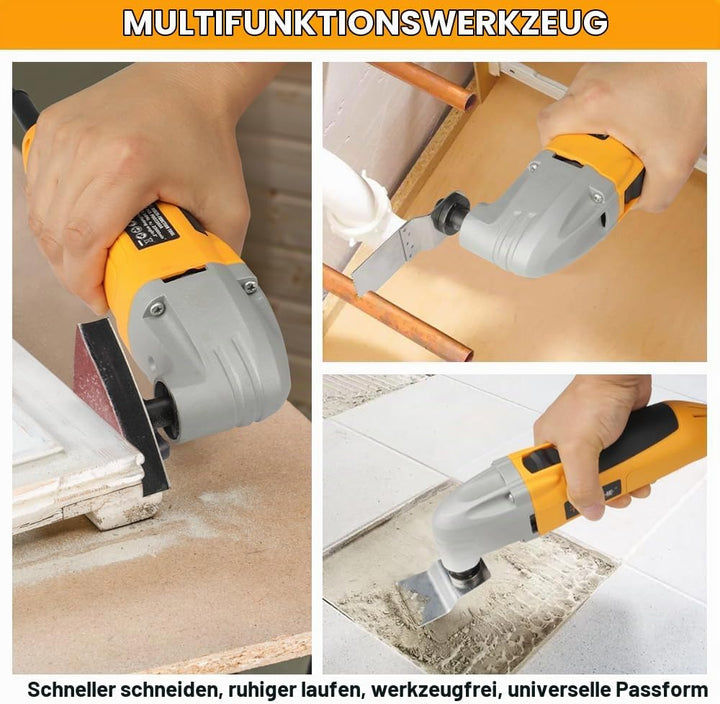 Hoteche 200W Multifunktionswerkzeug mit Zubehör – Oszillationswerkzeug mit 22.000 U/min, 3° Schwingw