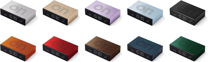 Lexon FLIP Premium LCD-Wecker (Alu Poli), Alu Poli