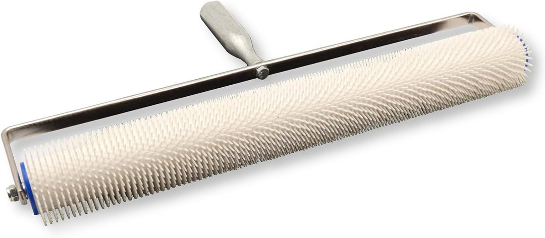 Stachelwalze - Igelwalze - Entlüfterrolle - mit Spritzschutz b= 750mm, l (Stachel) = 21mm - Entlüftu