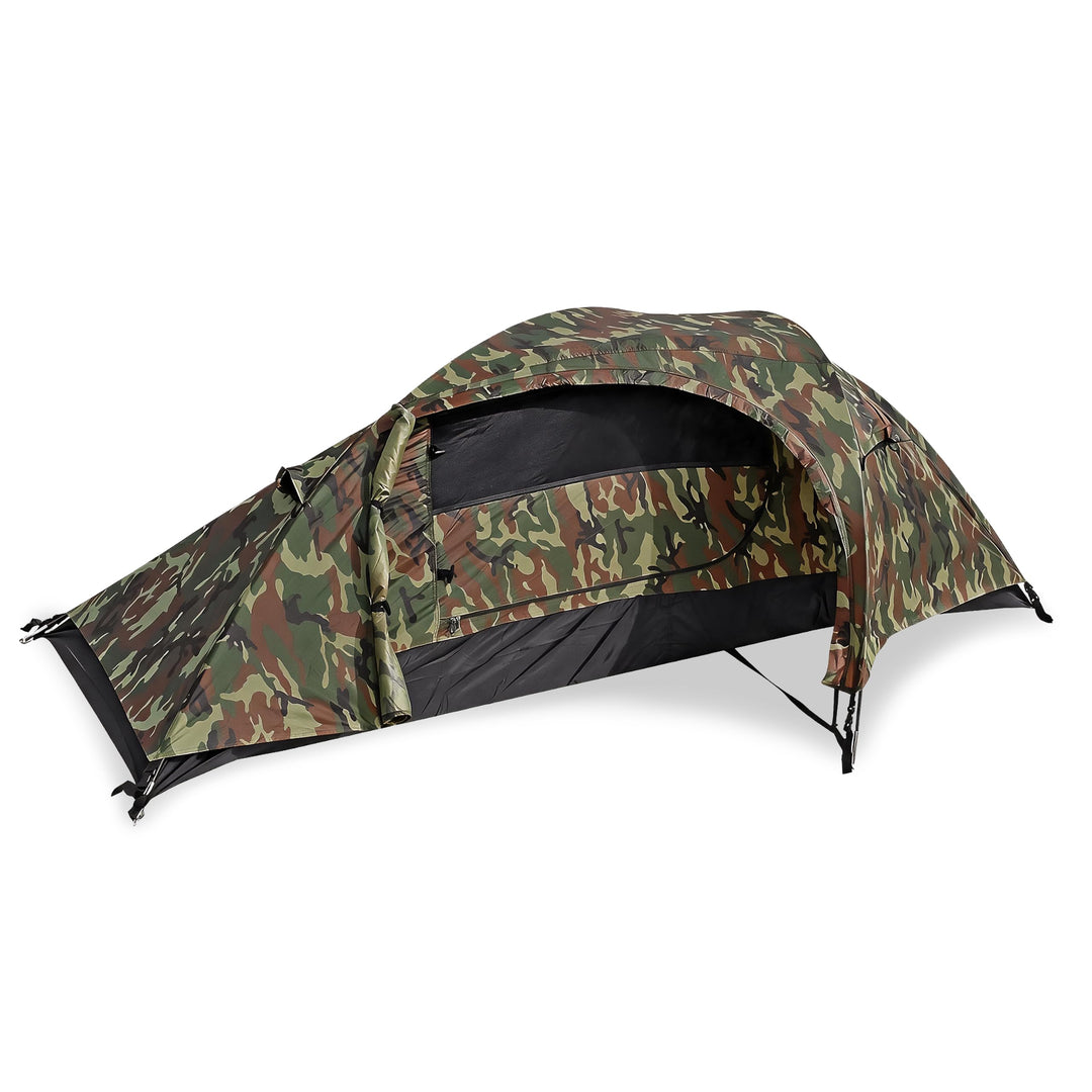 Mil-Tec 1-Mann Zelt Recon Woodland, Woodland