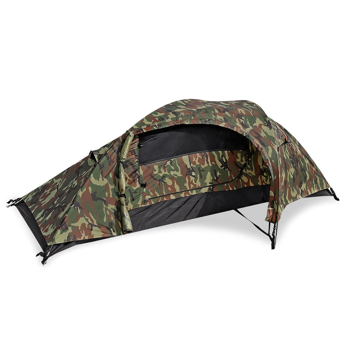 Mil-Tec 1-Mann Zelt Recon Woodland, Woodland