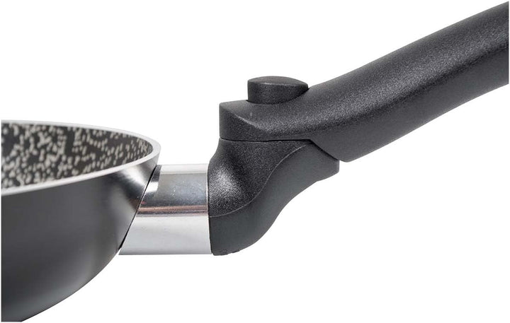 bo-camp Turn Schmorpfanne 24 cm, schwarz 24 cm Schwarz - Schwarz, 24 cm Schwarz - Schwarz