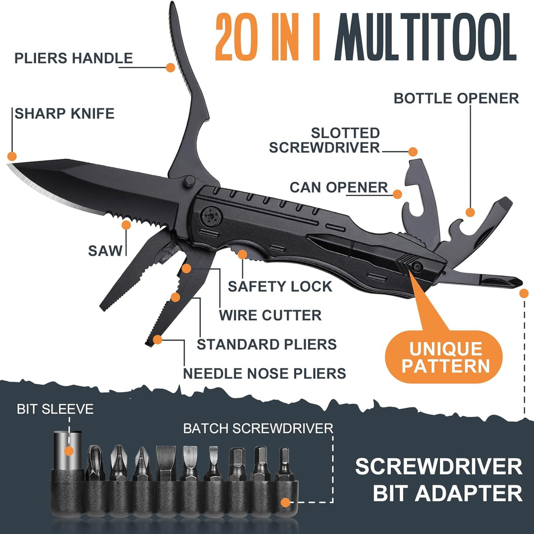 Geschenke für Männer Er Papa, Weihnachtsgeschenke für Männer, Outdoor Multitool Geschenke für Männer