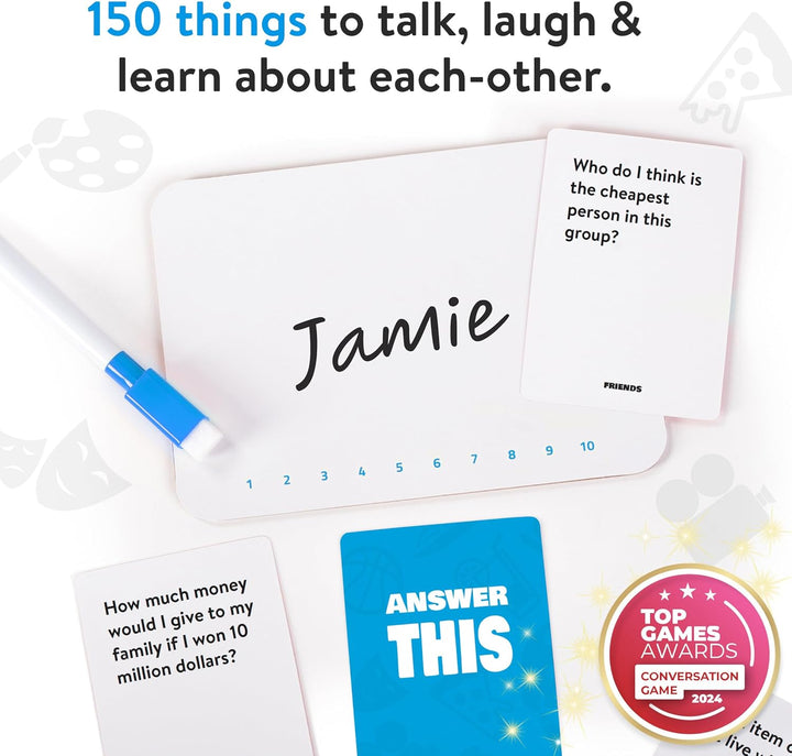 Answer This - English - How Well Do You Know Your Friends? - Fun Party Card Game for Teens & Adults