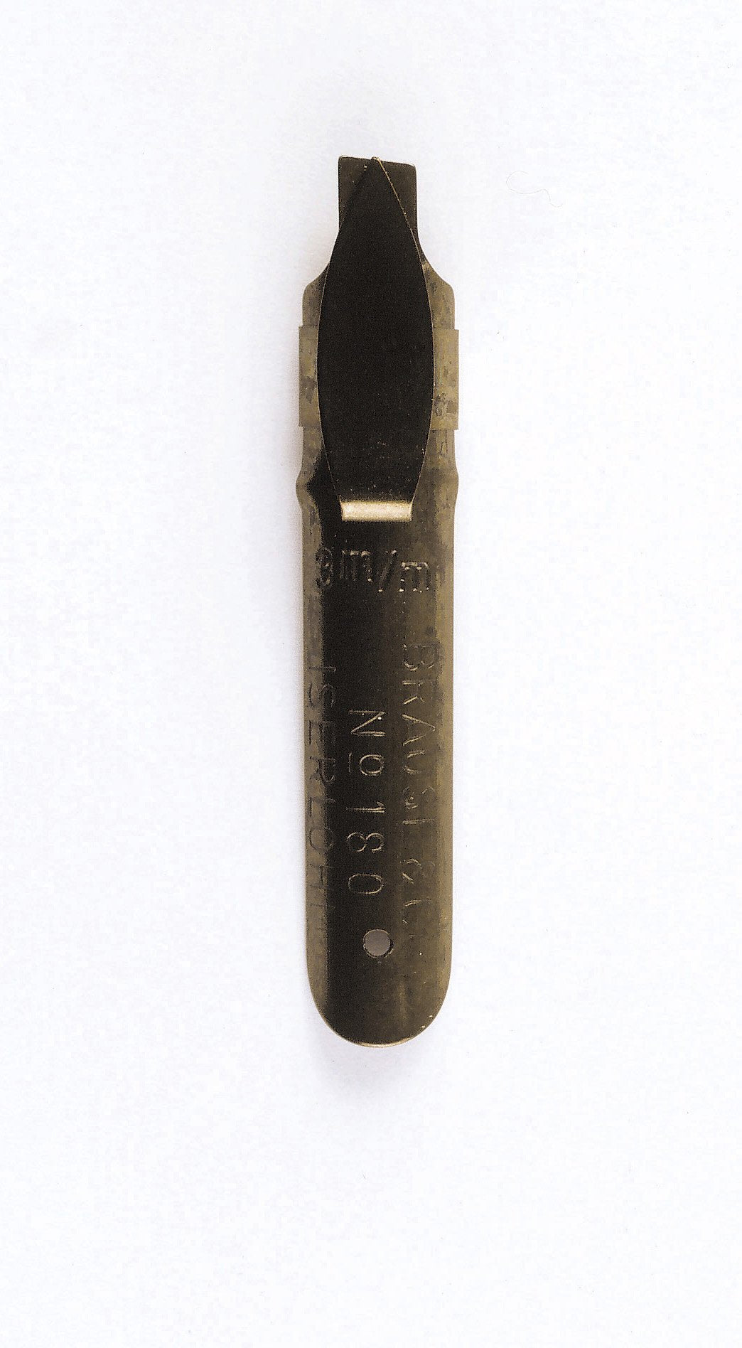 Brause 18030B Packung, mit 50 Feder Bandzug, 3 mm, ideal für gotische Buchstaben, ideal für die Kall