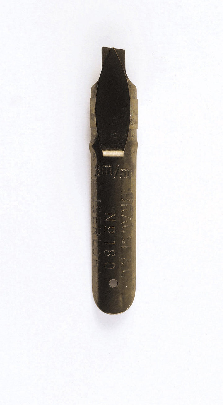 Brause 18030B Packung, mit 50 Feder Bandzug, 3 mm, ideal für gotische Buchstaben, ideal für die Kall