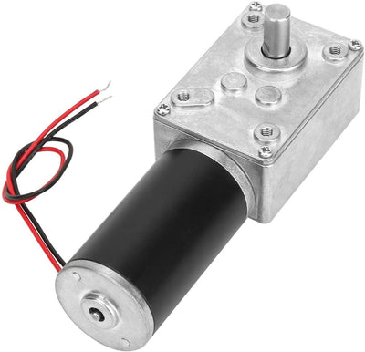 24V Schneckengetriebemotor, Reversibler Schneckengetriebemotor mit Hohem Drehmoment 8mm Elektrischer