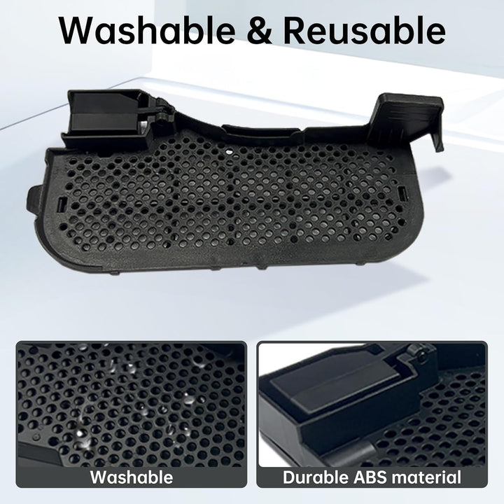LOVECO 2 Stück Wasserfilter & 1 Reinigungsbürste Ersatzteile Kompatibel mit Roborock S8 Pro Ultra Mo