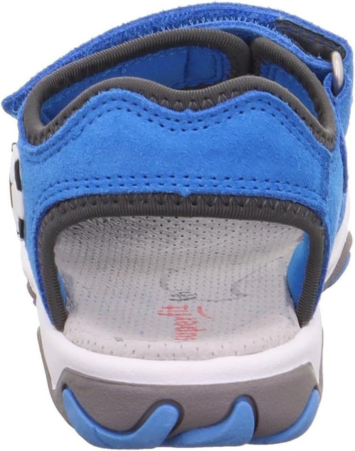 Superfit Jungen MIKE 3.0 Riemchensandalen 25 EU Blau Grau 8040, 25 EU Blau Grau 8040