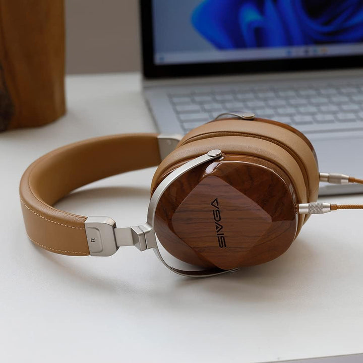 SIVGA Oriole Classic Holz Geschlossen Zurück Verdrahtet Dynamischen Kopfhörer (Braun), Braun