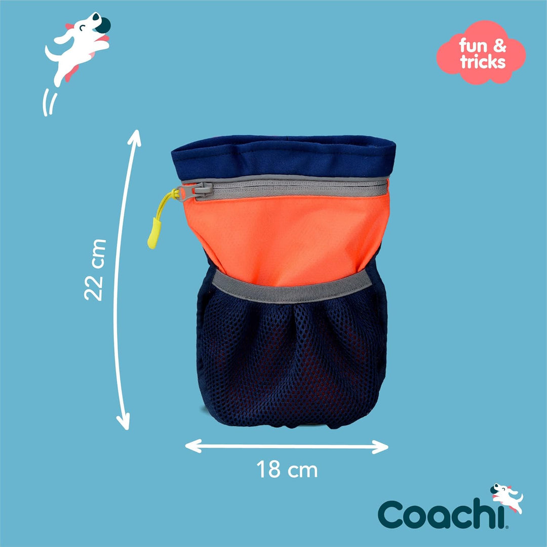 Coachi Pro Train & Treat Bag, Beutel. Ideal für Hundetrainer & Hundeausführer, extra grosser Staurau