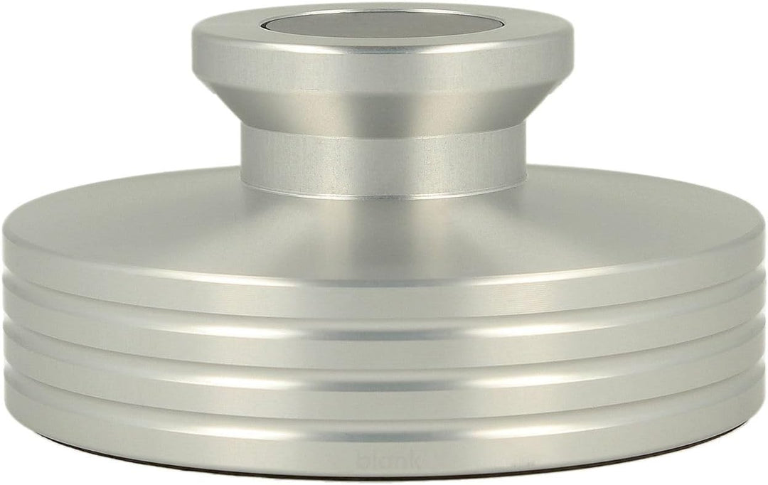 _blank #023si | Stabilisator für Schallplattenspieler | Auflagefläche und Griffeinlage aus Kohlefase