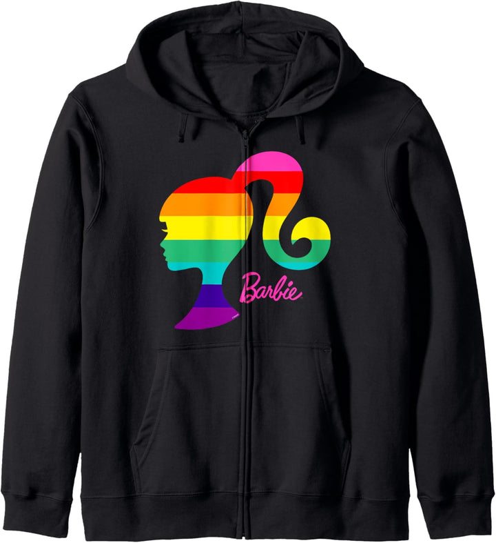 Barbie, Regenbogen, Logo Kapuzenjacke