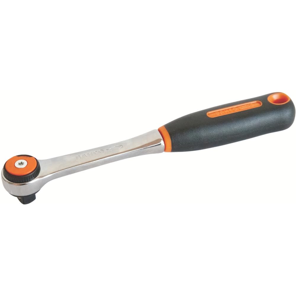Neue Bahco Belzer Umschalt Knarre, Ratsche 1 cm (0,375 Zoll) 1cm Silber/Schwarz/Orange, 1cm Silber/S