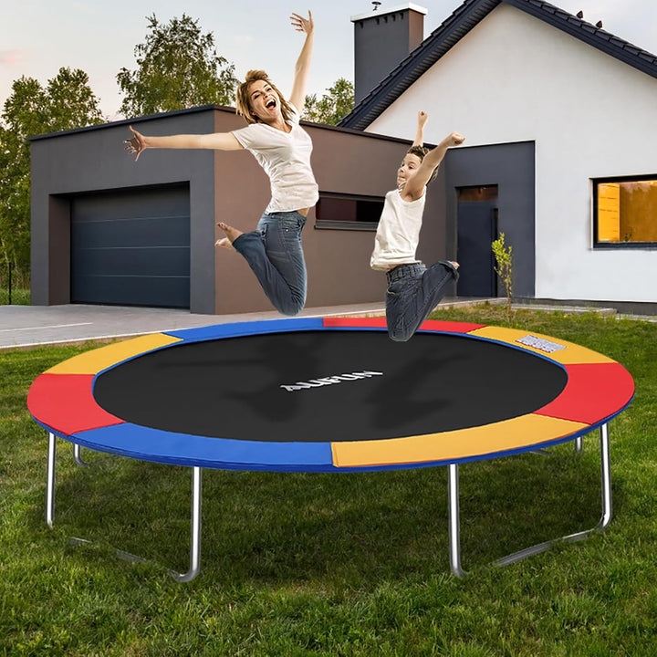 YRHome Trampolin Randabdeckung Federabdeckung Ø 244cm 305cm 366cm UV-Beständigkeit Reissfest Randsch