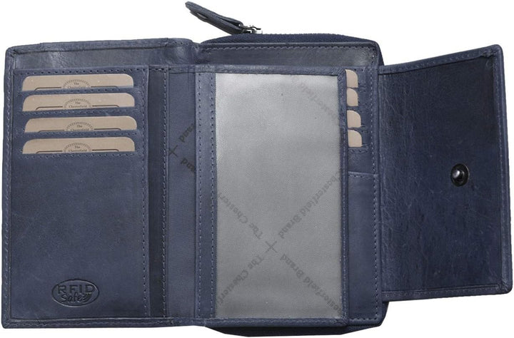 The Chesterfield Brand Ascot - Geldbörse 15cc 14 cm RFID Navy, Navy