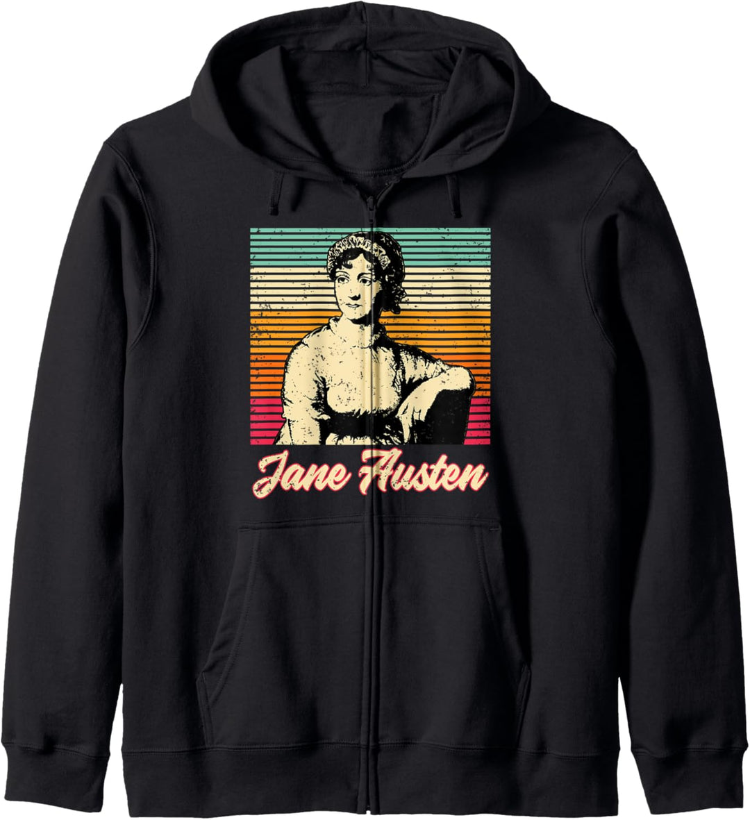 Fans des Literarischen Buchclubs Vintage Jane Austen Kapuzenjacke