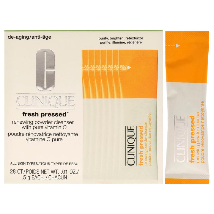 Clinique Fresh Pressed Renewing Powder Cleanser 14gr
