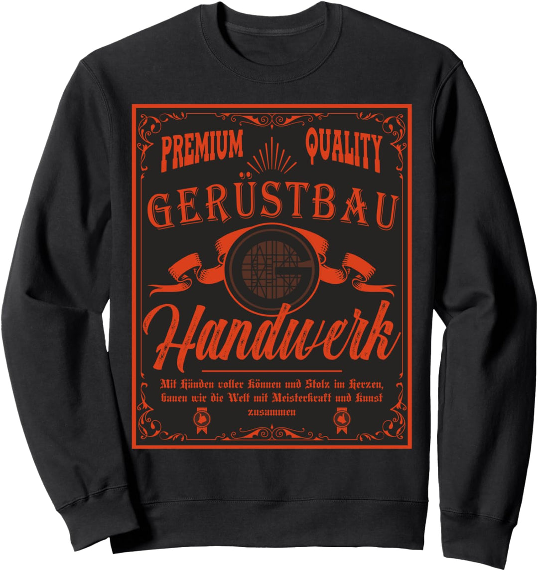 Gerüstbauer Handwerker Outfit und Zubehör Sweatshirt