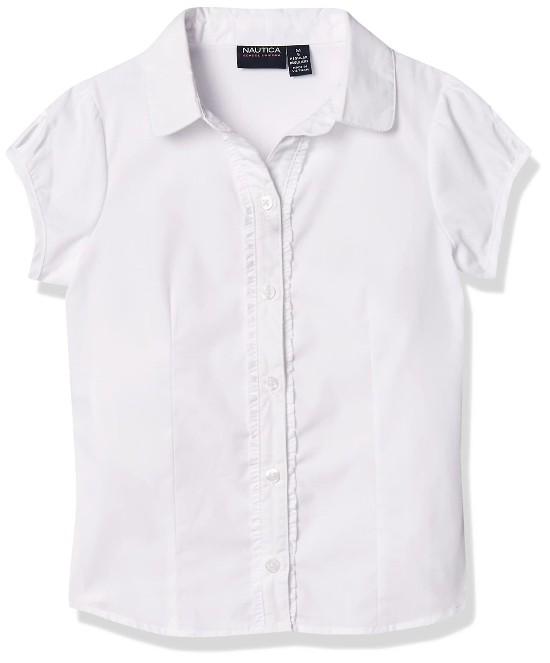 Nautica Girls' Short Sleeve Blouse
