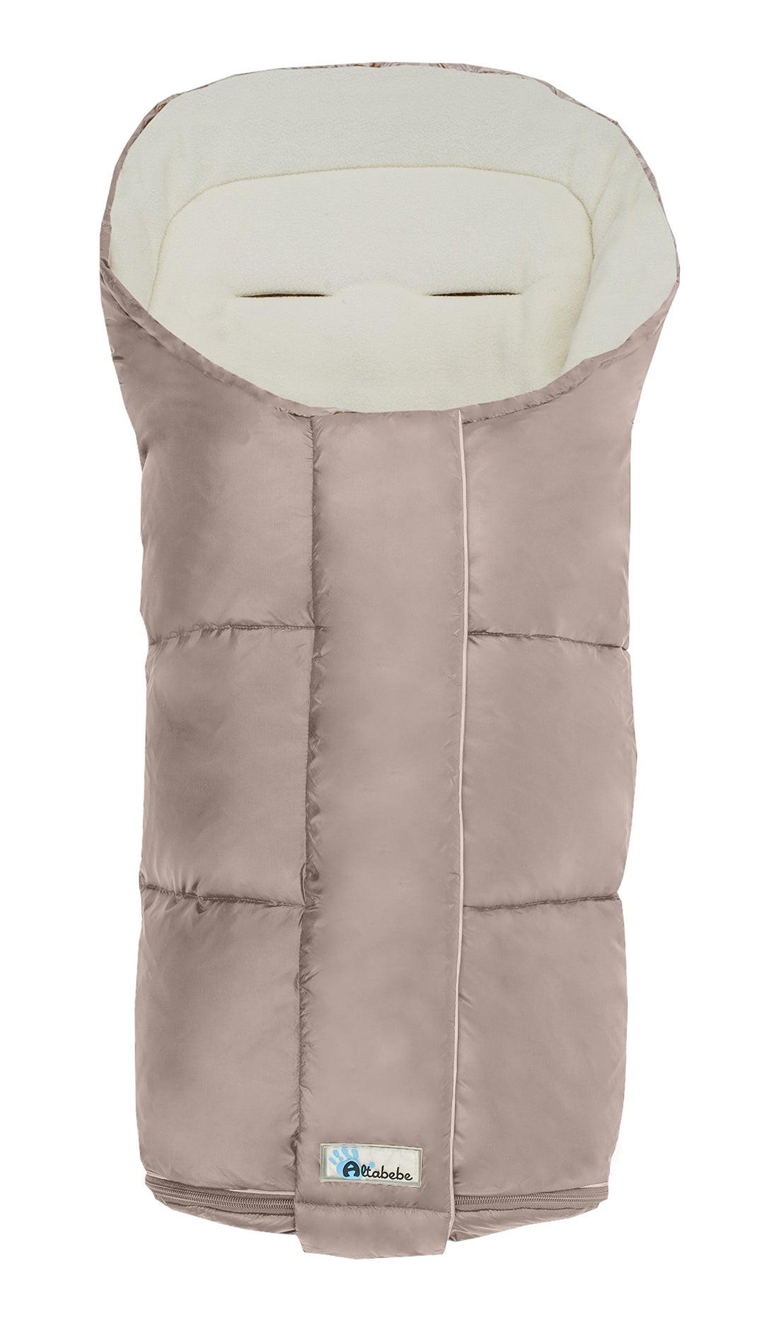 Altabebe MT2277D - 61 Alaska Daunenfusssack für Kinderwagen, beige