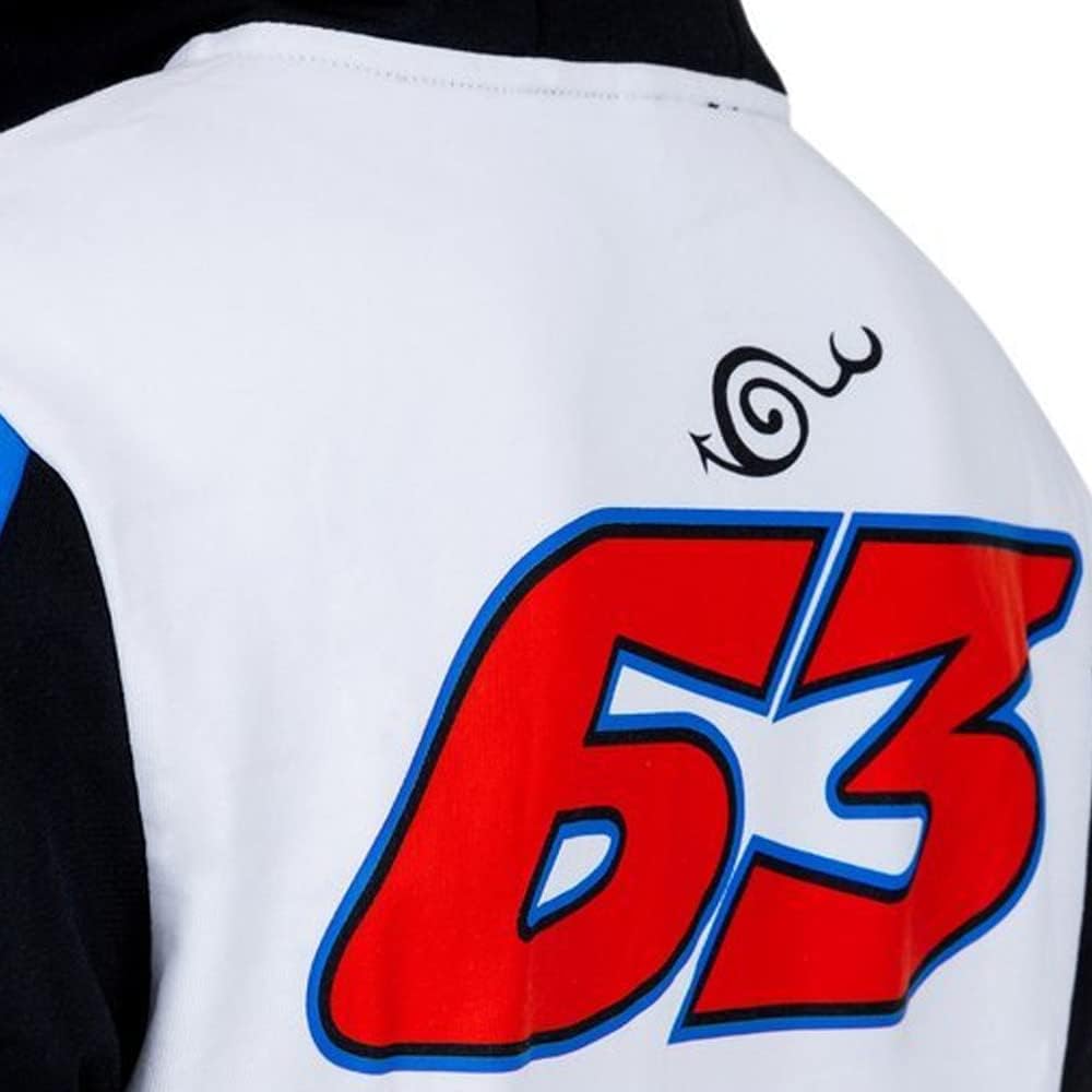 Pecco Herren Bagnaia Fleece (1er Pack) XXL Weiss, XXL Weiß