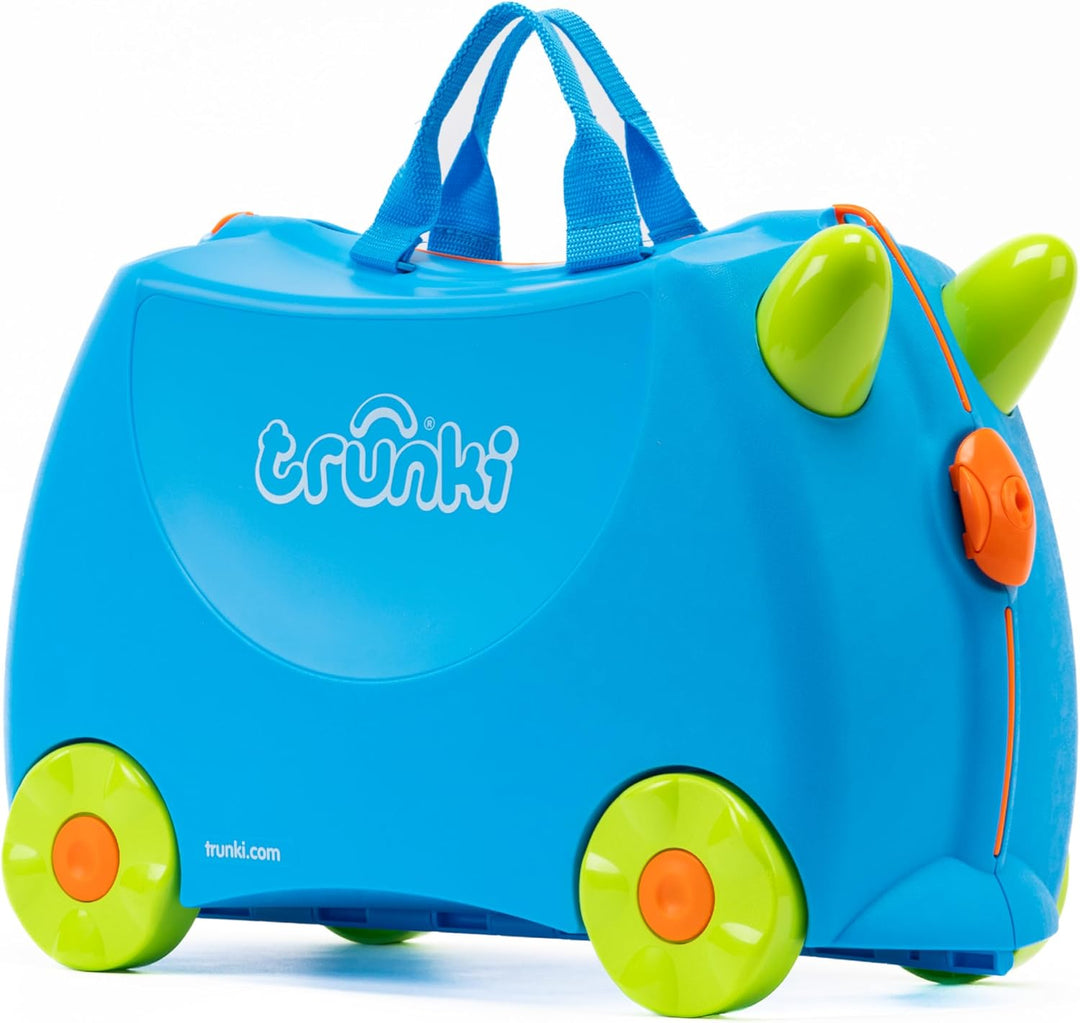 Trunki Handgepäck Und Kinderkoffer zum Draufsitzen | Kinder Risen Geschenk für Mädchen Und Jungen |